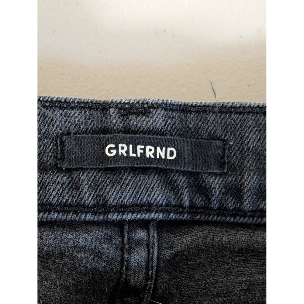 GRLFRND Karolina Button Fly Jeans In Nine Lives Wash Charcoal Womens 29‎ - Picture 10 of 14